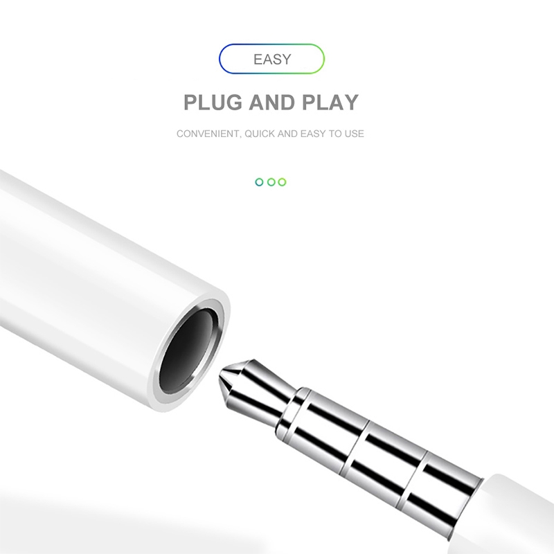 Cáp chuyển phích âm thanh 3.5mm sang thiết kế tiện lợi cho ip