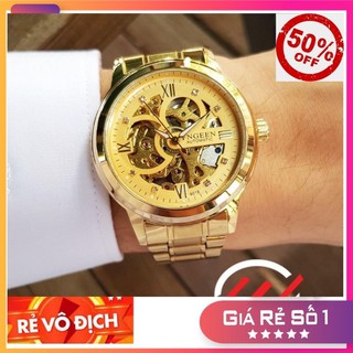 Đồng Hồ Cơ Nam Fngeen Đính Đá Sang Trọng Chống Nước