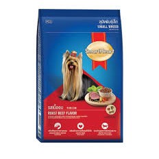 THỨC ĂN CHO GIỐNG CHÓ NHỎ SMARTHEART VỊ BÒ NƯỚNG 400G