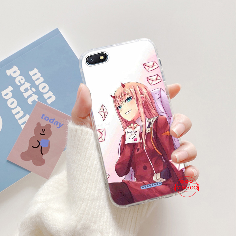 Huawei Y6 2018 Y6P Y7 2019 Y7A Y9 Prime 2019 Nova 2i 3i 5t TPU transparent Soft Case 20GBY franxx wiki zero two anime