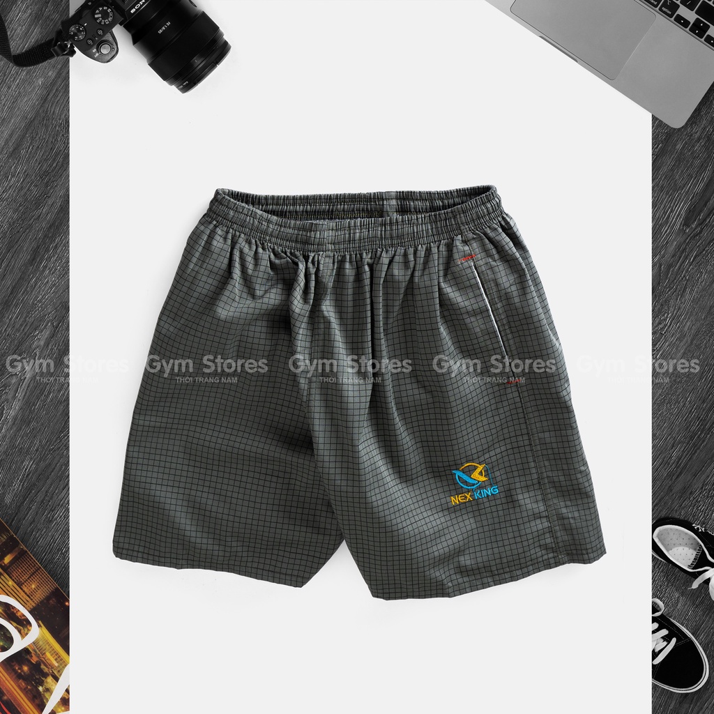 Quần Short Nam - Quần đùi Caro Vải Cotton CAO CẤP- Mặc Nhà Thoải Mái SIZE 45 ĐẾN 95KG