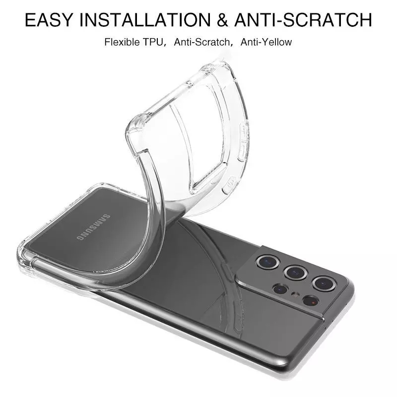 Ốp Điện Thoại Trong Suốt Chống Sốc Cho Samsung Galaxy ss S22 S21 Ultra S20 Plus S10 5g Note 20 Ultra 10 Plus Lite