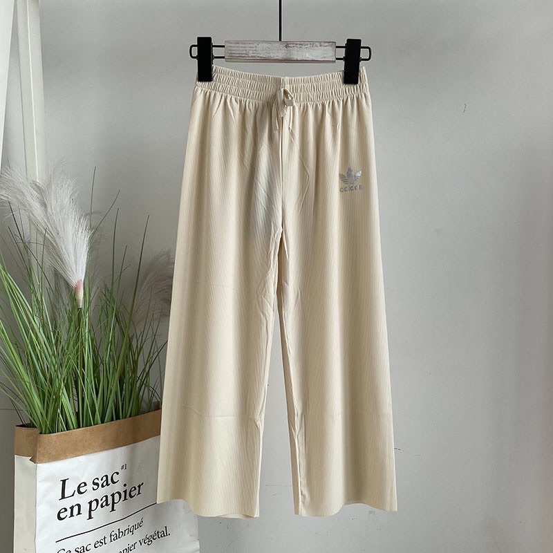 Quần thun dài bé gái  Quần dài lửng cotton mịn mát cao cấp 05.22