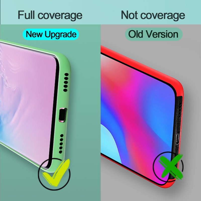 Ốp điện thoại silicone mềm màu trơn chống sốc đơn giản cho Samsung Galaxy A51 A71 | BigBuy360 - bigbuy360.vn