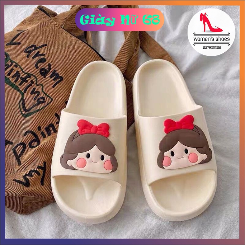 Dép Bánh Mỳ Nữ Cô Gái Cao Cấp Hót Hít