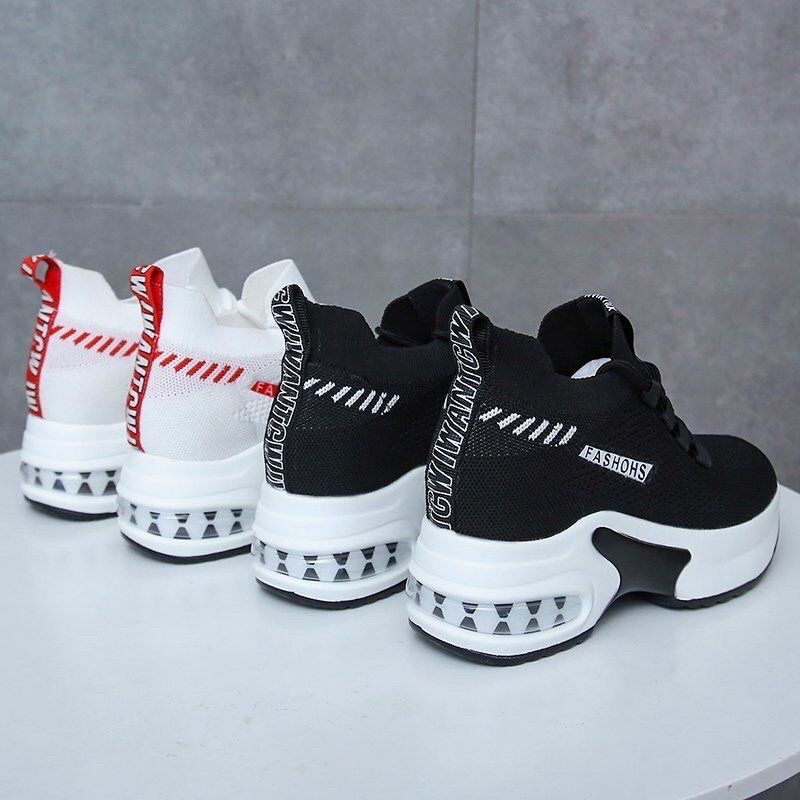 Giầy thể thao độn đế cao 7cm hàng có sẵn đế siêu nhẹ