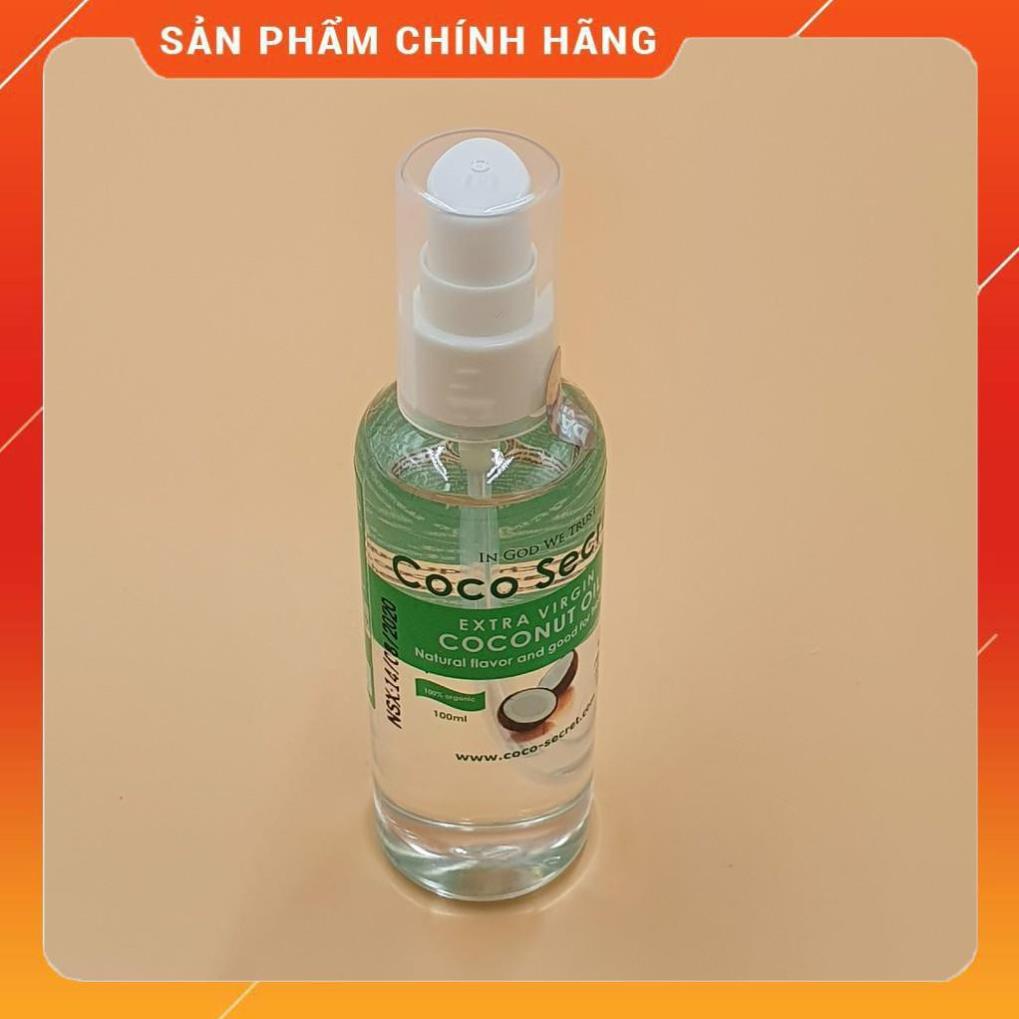 Dầu Dừa Tinh Khiết Coco Secret 100ml Làm Đẹp Từ Trong Ra Ngoài