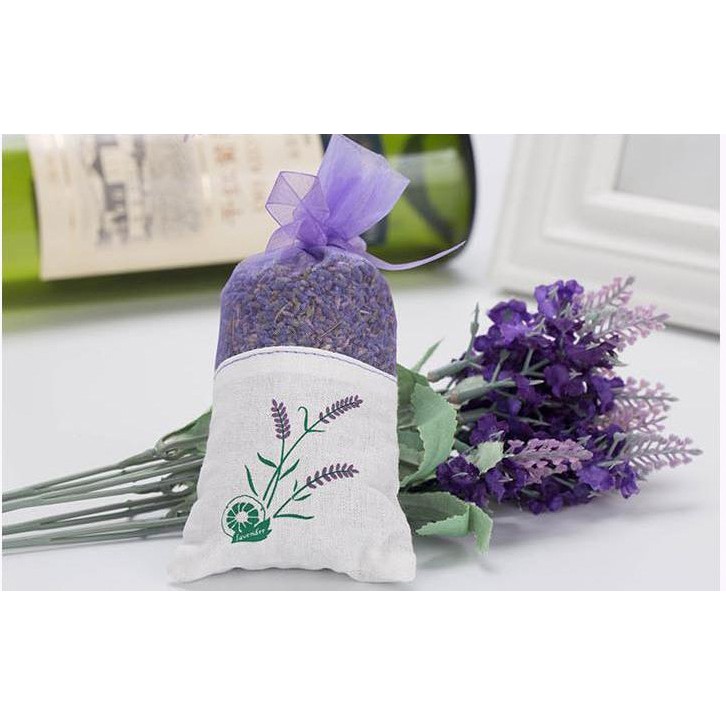 [Hàng Loại I] Túi Thơm Hoa Oải Hương Lavender Handmade Treo Tủ, Xe Hơi, Bỏ TRong Phòng, Balo, Túi Xách Giúp Khử Mùi