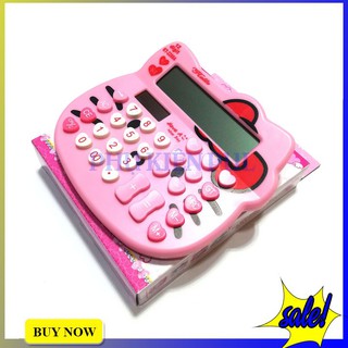 Máy Tính Hình Mèo Có Pin Năng Lượng Mặt Trời