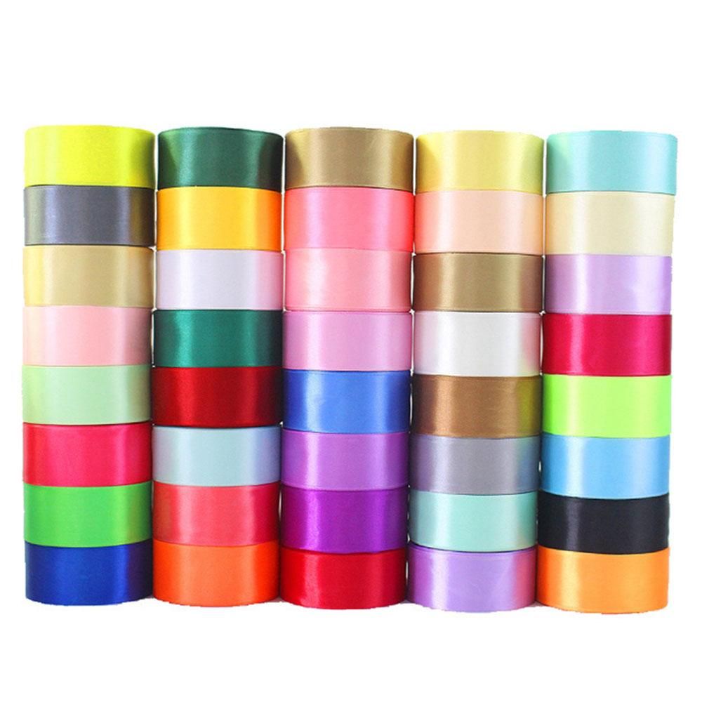 Cuộn Dây Ruy Băng Bằng Vải Satin 38mm Dùng Trang Trí Gói Quà Diy 25yards / Cuộn