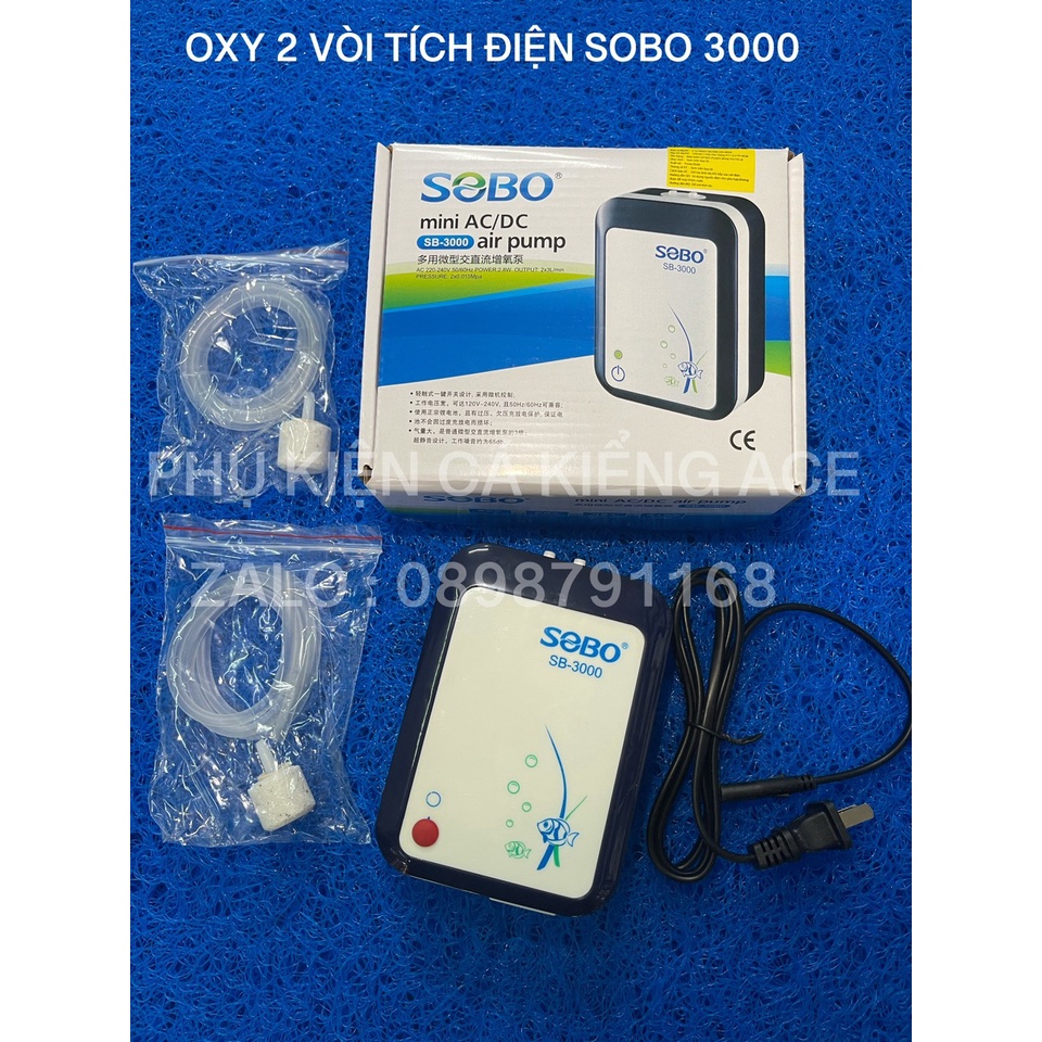 Oxy Tích Điện Sobo 2 Vòi SB-3000  ; SB-4000  ; SB-10000