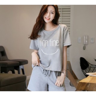 Áo Thun Nữ Form Rộng, Áo Phông Nữ In Chữ I'm Fine