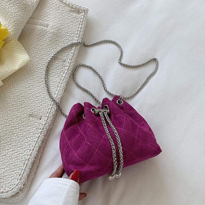 Túi Đeo Chéo Vai Có Dây Xích Thời Trang Sành Điệu Cho Nữ