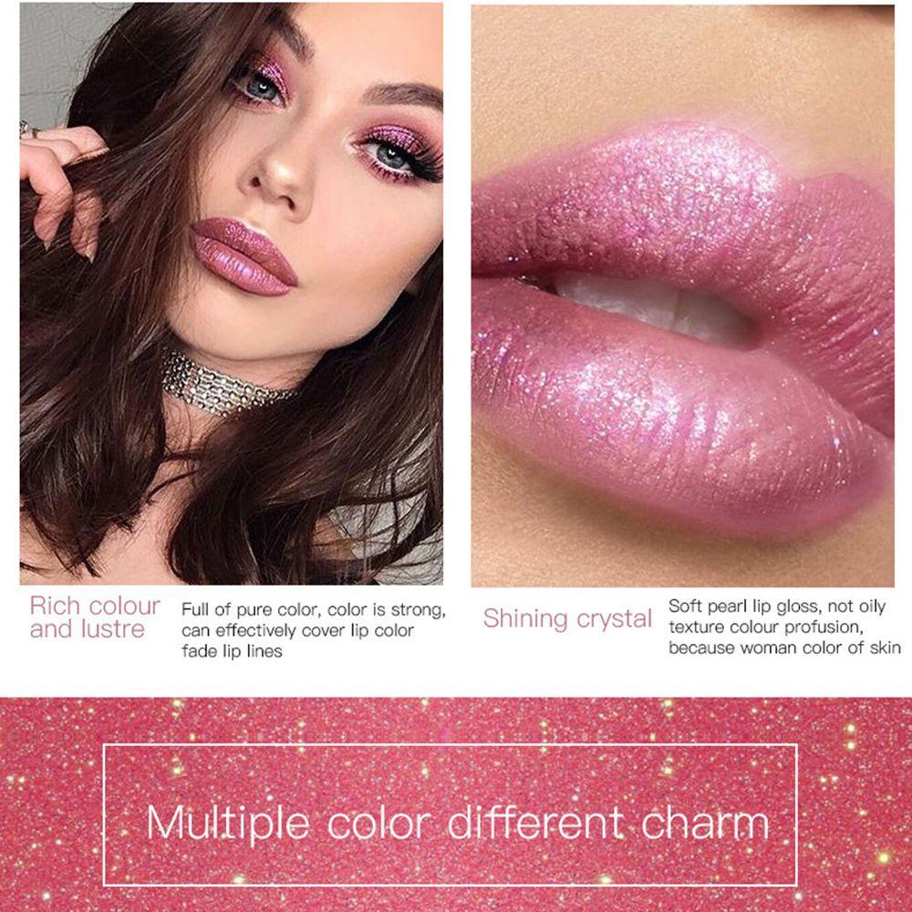 DIACHAVN Son Môi Dạng Lỏng Lâu Trôi Hiệu Ứng Lì / Ánh Nhũ Lấp Lánh