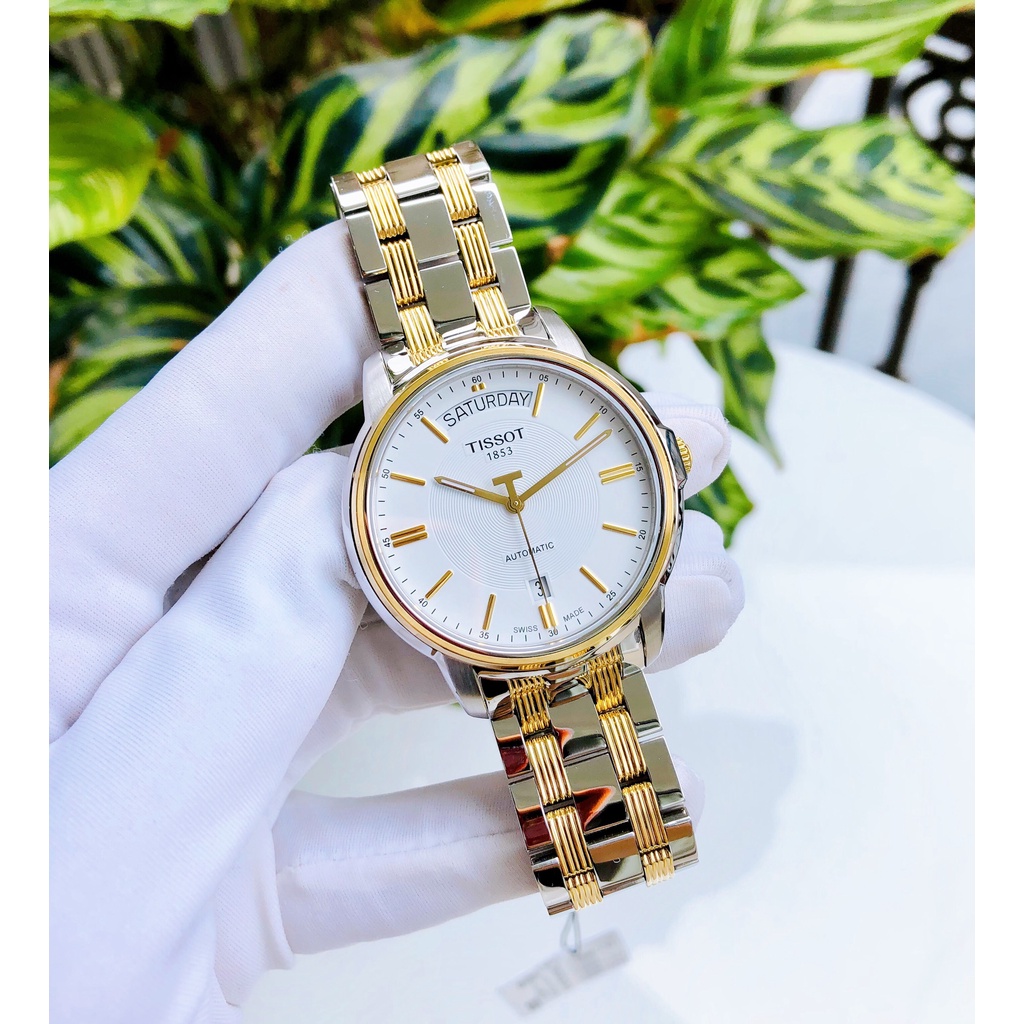 ĐỒNG HỒ NAM Tissot Automatic T065.930.22.031.00 - Viền càng chanh lịch lãm tuyệt đẹp