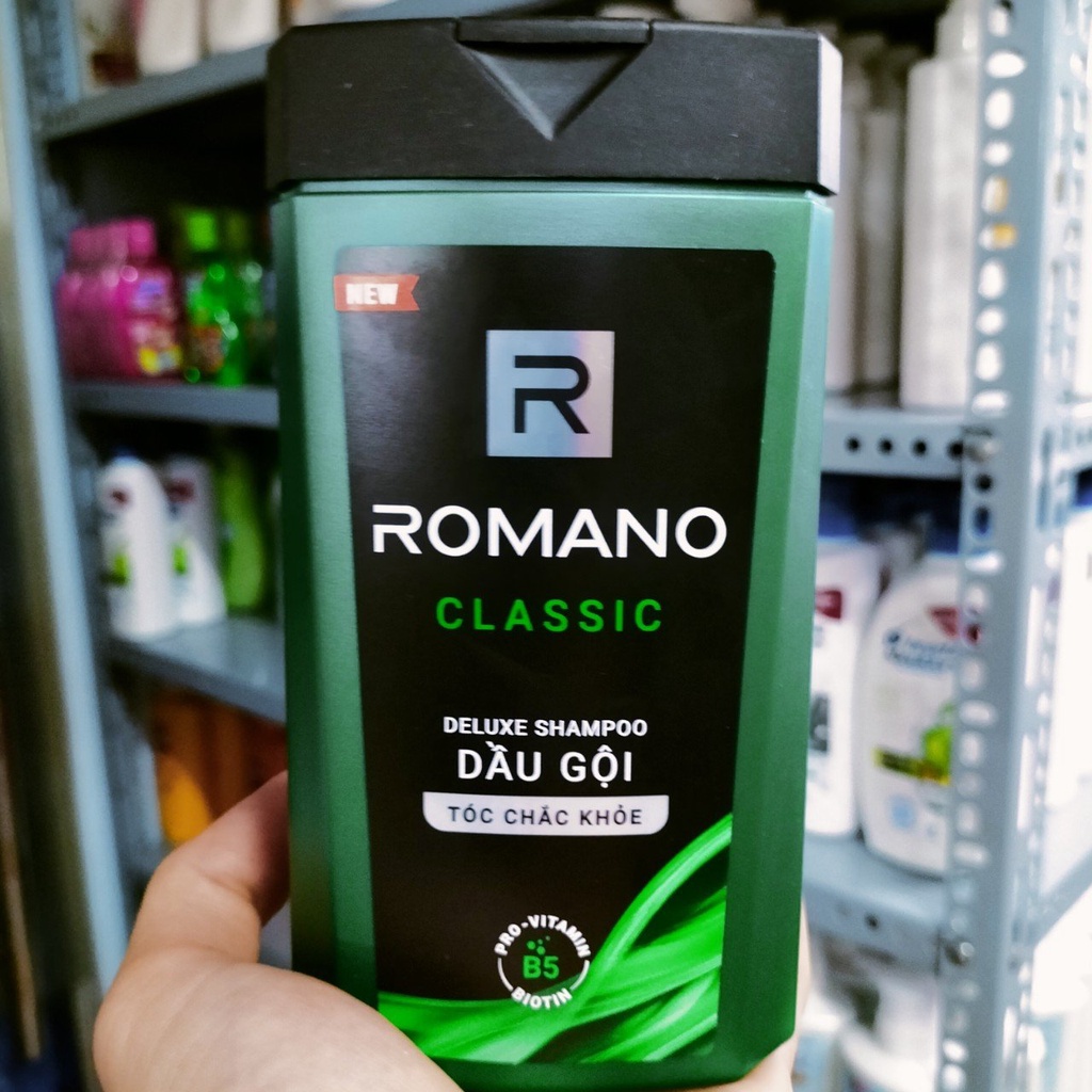Dầu Gội Romano Hương Nước Hoa Classic 150g - Tóc Chắc Khẻo Mỗi Ngày