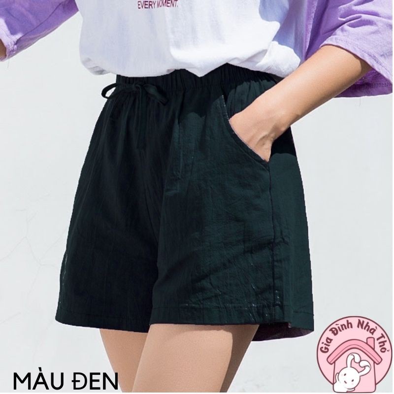 Quần Đùi Đũi Nữ - Quần Short Nữ Siêu Mát - Chất Đũi Xịn - Nhiều màu sắc thời trang - freesize từ 50 - 63kg | BigBuy360 - bigbuy360.vn
