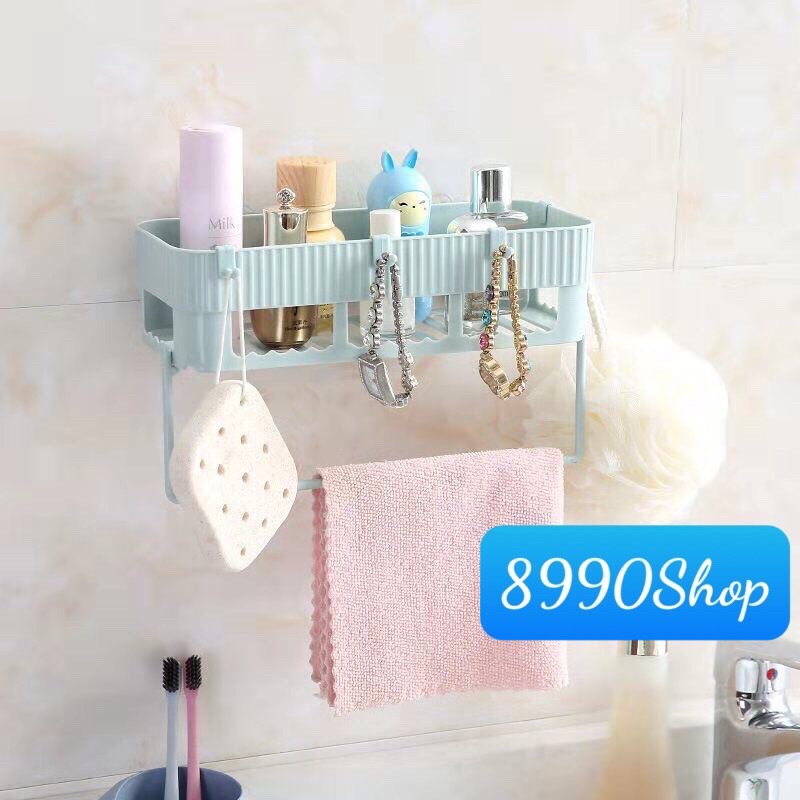 Kệ nhựa dán tường đa năng tiện dụng