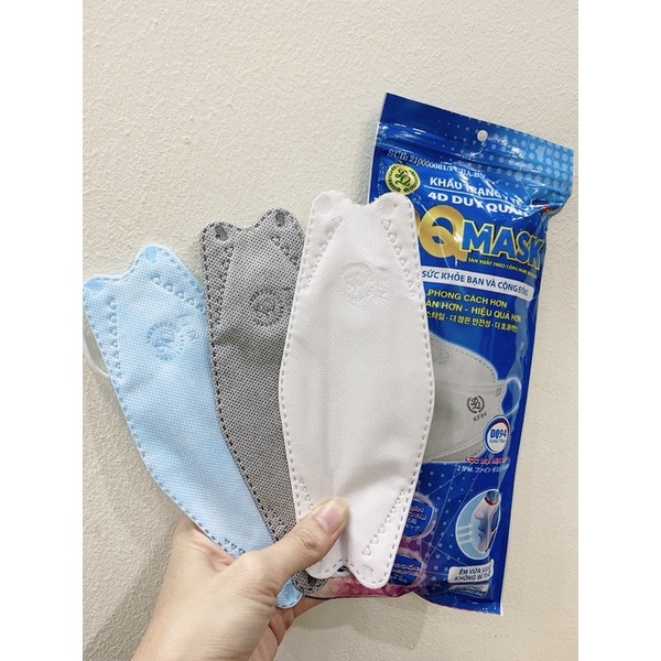 sỉ 300 cái khẩu trang 4D-KF94 DUY QUÂN (30 gói, 1 gói 10 cái)