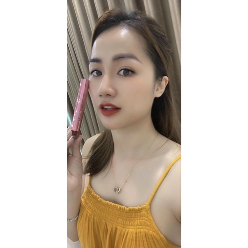 Son Kem Siêu lì Happy matte màu 07 Đỏ Nâu