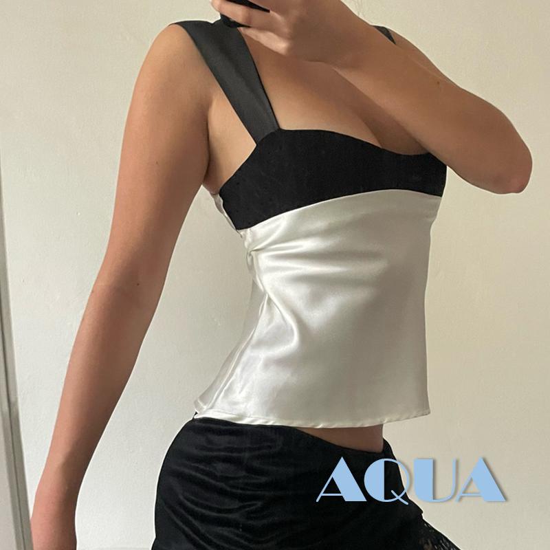 Áo Tank Top Y2K Cắt Thấp Màu Sắc Thời Trang Mùa Hè Cho Nữ