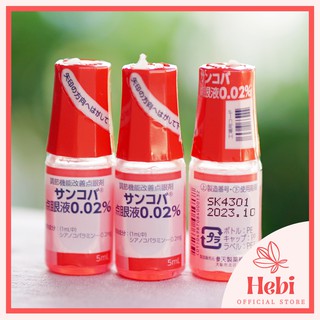 Nước nhỏ mắt Nhật Sancoba cho người cận thị mỏi mắt 5ml OTH0004 hebi_officialstore