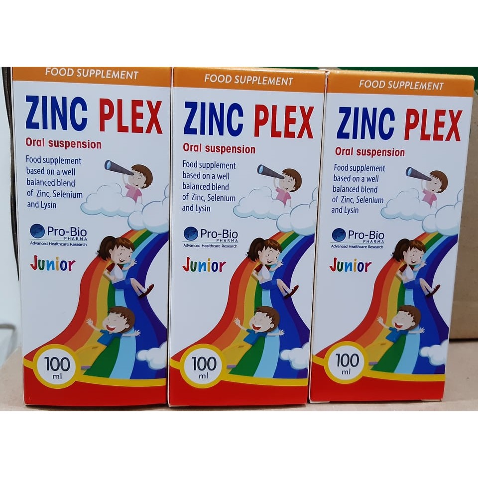 Zinc Plex.Siro Bổ Sung Kẽm  Và Các Vitamin Khoáng Chất Giúp Tăng Sức Đề Kháng Miễn Dịch Cho Bé