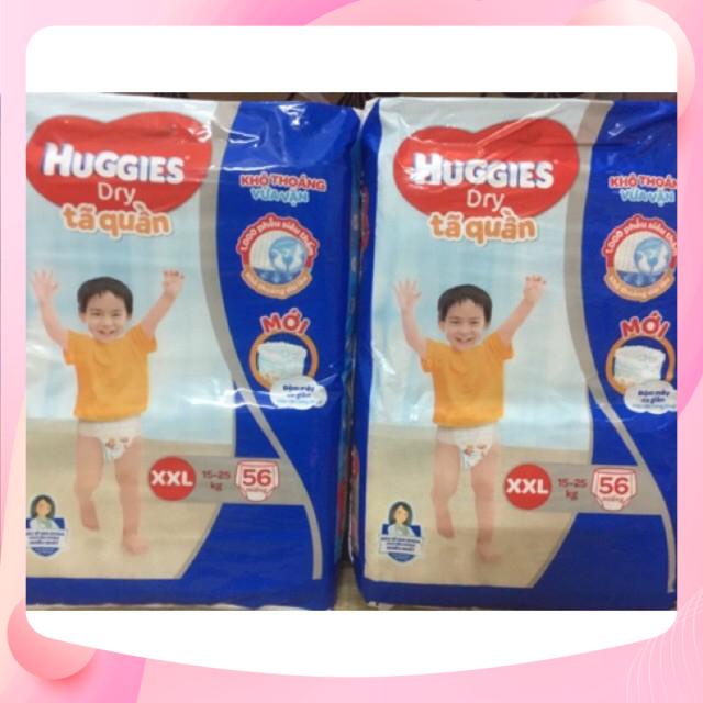 [MẪU MỚI ]BỈM HUGGIES QUẦN L68 M74 XL62 XXL56SP02