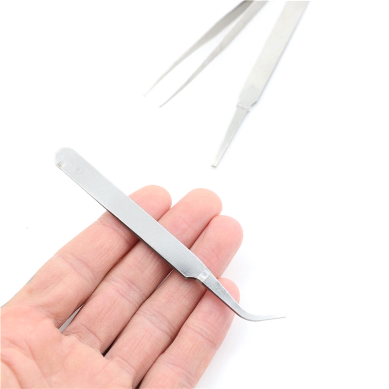 Set 3 Nhíp Sửa Chữa Đa Năng Bằng Thép Không Gỉ Tiện Dụng
