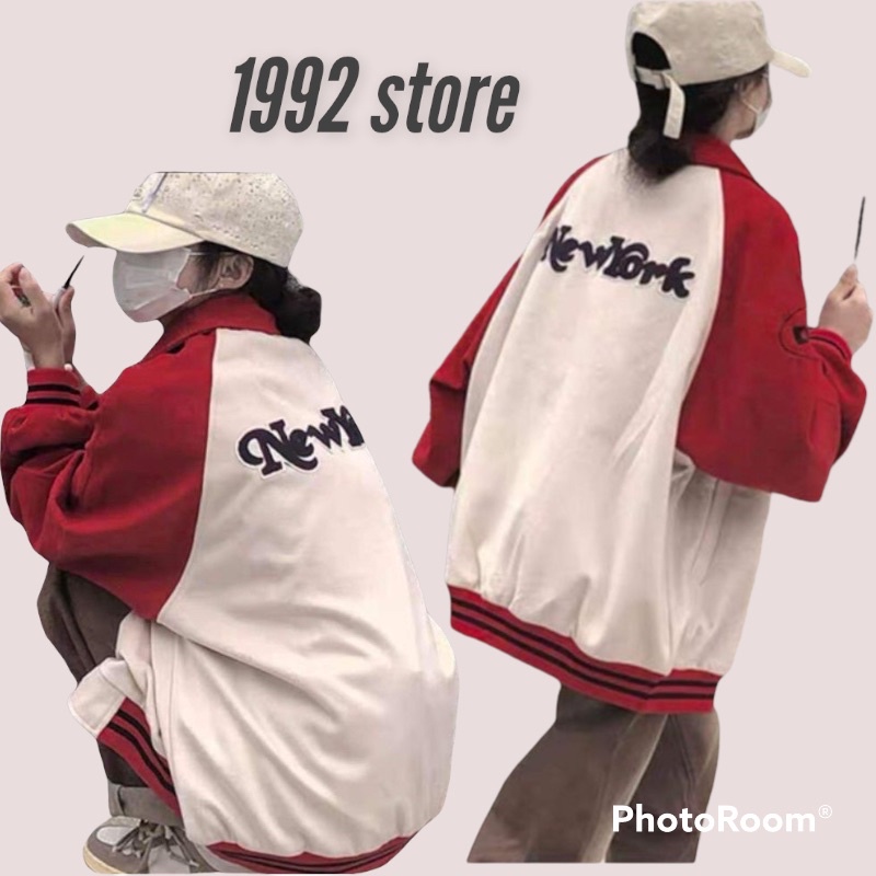 🌸Jacket nỉ form rộng tay bồng, Sweater thể thao cá tính