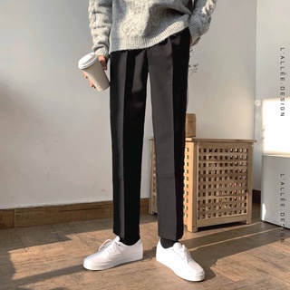 Quần âu trơn baggy Nam Lallee.Design quần vải form rộng hàn quốc chất vải tuyết hàn dày dặn