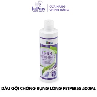 Dầu gội thảo mộc chống rụng lông dành cho chó mèo petperss 500ml