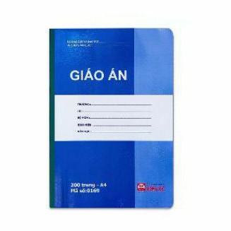 Sổ giáo án 200 trang hồng hà - KLong