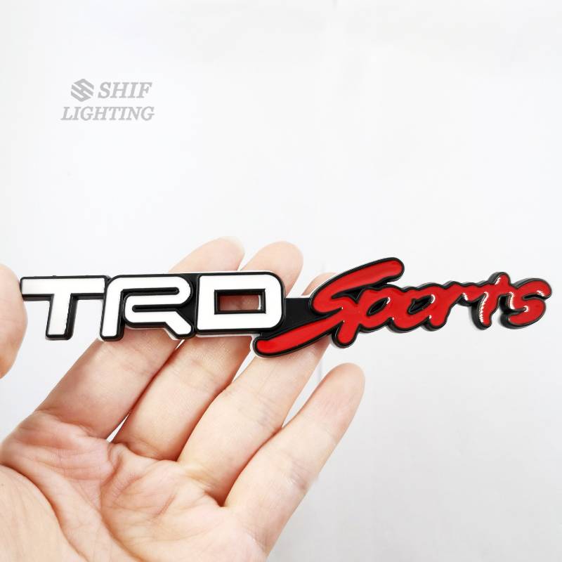 1 Miếng Dán Chữ Trd Kim Loại Trang Trí Xe Toyota