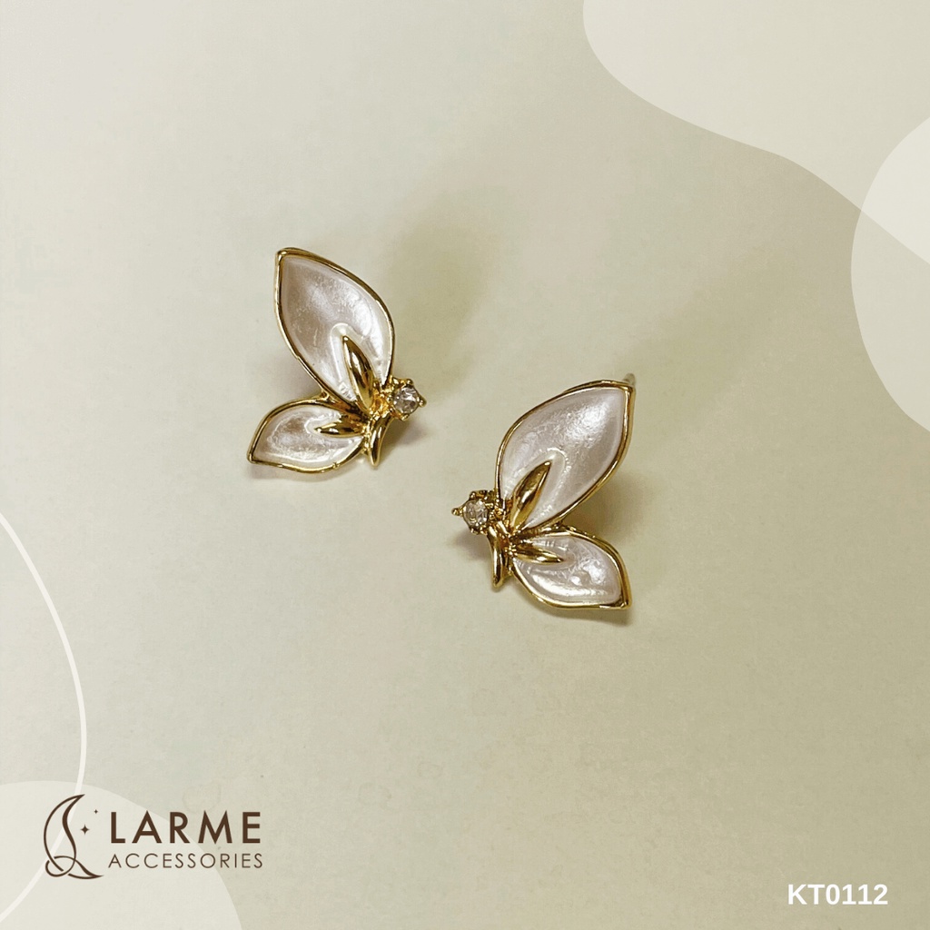 Khuyên tai, bông tai cánh bướm Larme Accessories - KT0112