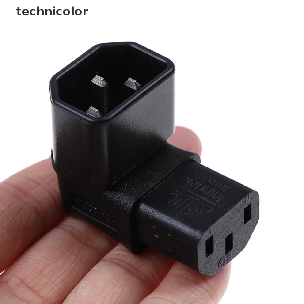 Đầu Chuyển Đổi IEC Góc Vuông IEC 320 C14 Sang C13 Cho TV Gắn Tường