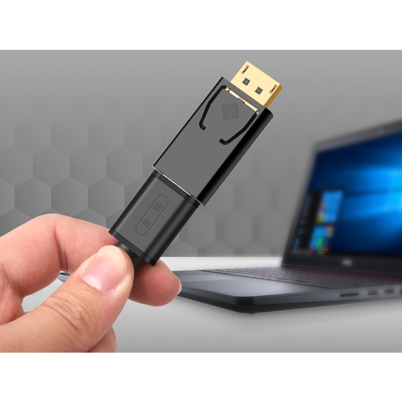 Đầu chuyển đổi Display Port DP 4K sang HDMI cho PC TV laptop máy vi tính