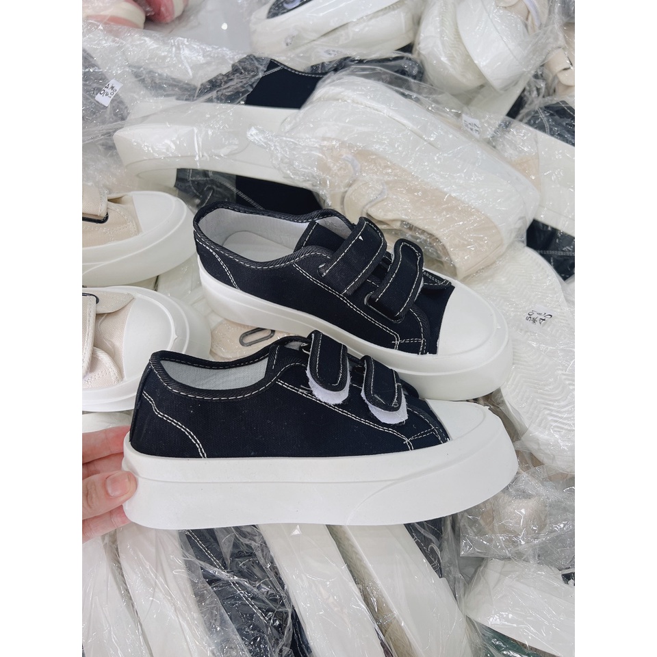 Giày Saldan Kiểu Dáng Trẻ Trung Dán 2 Quai Vintage Thể Thao Năng Động Unisex Stiker