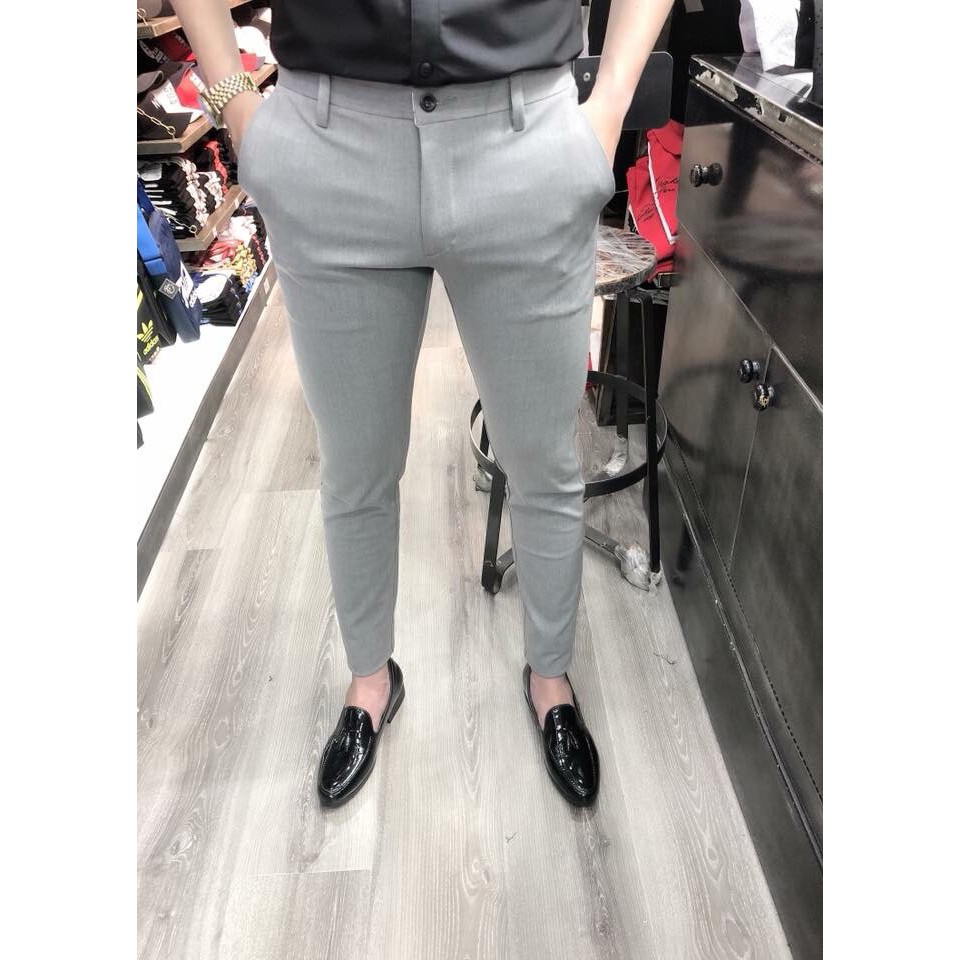 🌟HCM🌟🌺FREESHIP 99K🌺️ >--->Hot Hot Tụt Quần Âu Màu Bạc Dài Nam QTANA12<---< Mina-Fashion ⚡⚡⚡⚡⚡