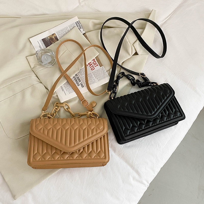 Túi Đeo Chéo Dây Xích Thời Trang Đơn Giản Phong Cách retro