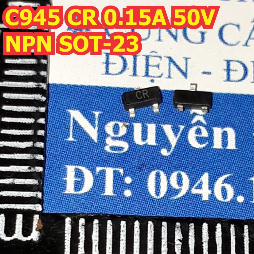 50 con C945 mã SMD CR 0.15A 50V NPN-TRANS loại thuận SOT-23 dán kde1533