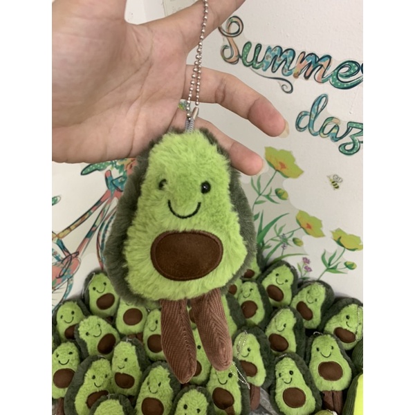 Móc khoá trái bơ/quả bơ/móc khoá treo ba lô