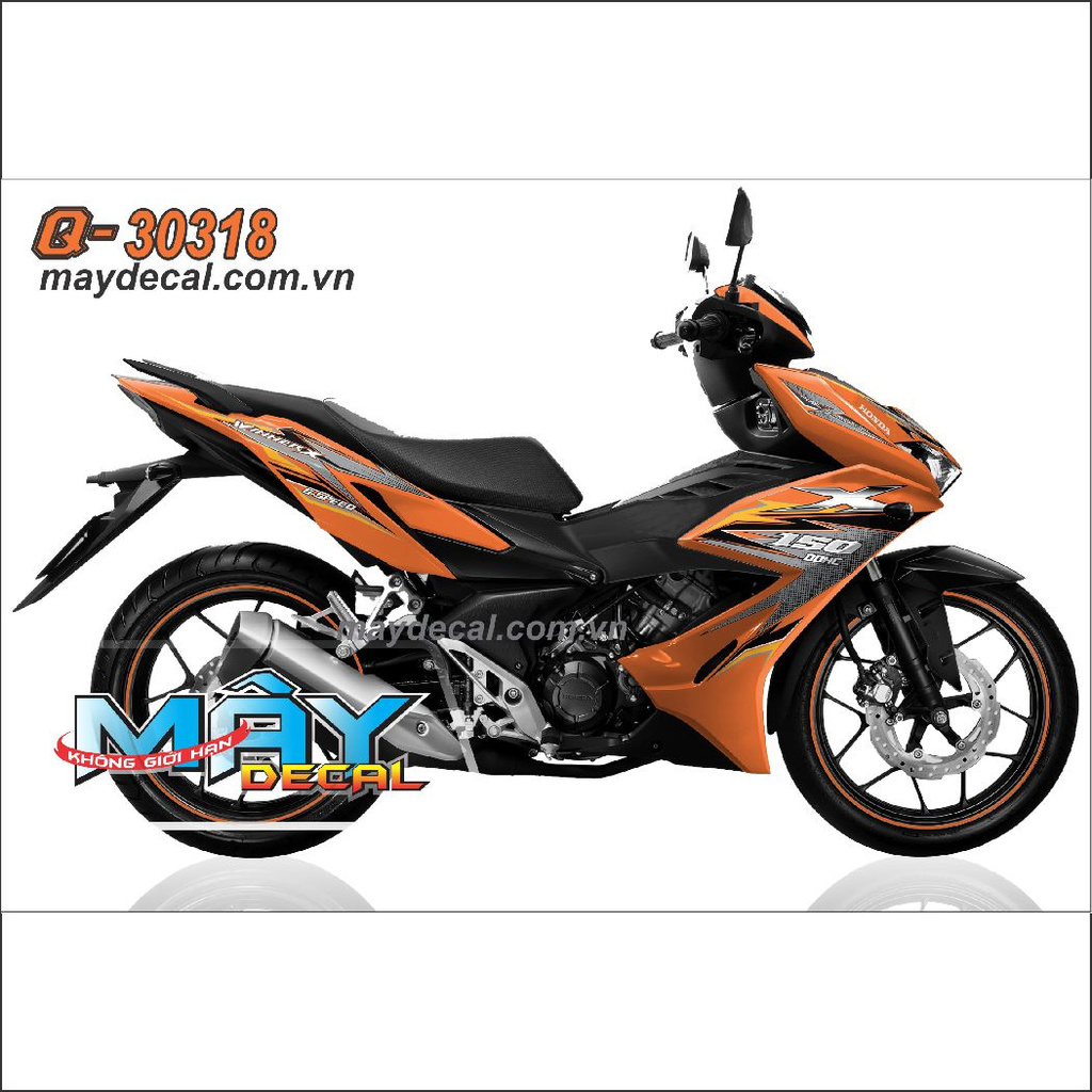 Tem Rời Winner X cam đen Mới (J)