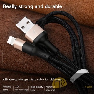 Cáp sạc lightning cho iPhone, iPad HOCO X26