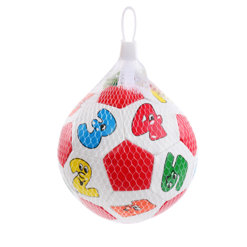 Bóng cao su trẻ em in số ngộ nghĩnh nhiều màu sắc phát triển thị giác và vận động cho bé (Giao màu ngẫu nhiên)