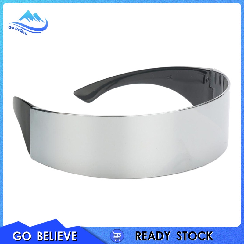 Kính Mát Hình Robot Không Gian Màu Bạc Kim Loại Cho Bữa Tiệc