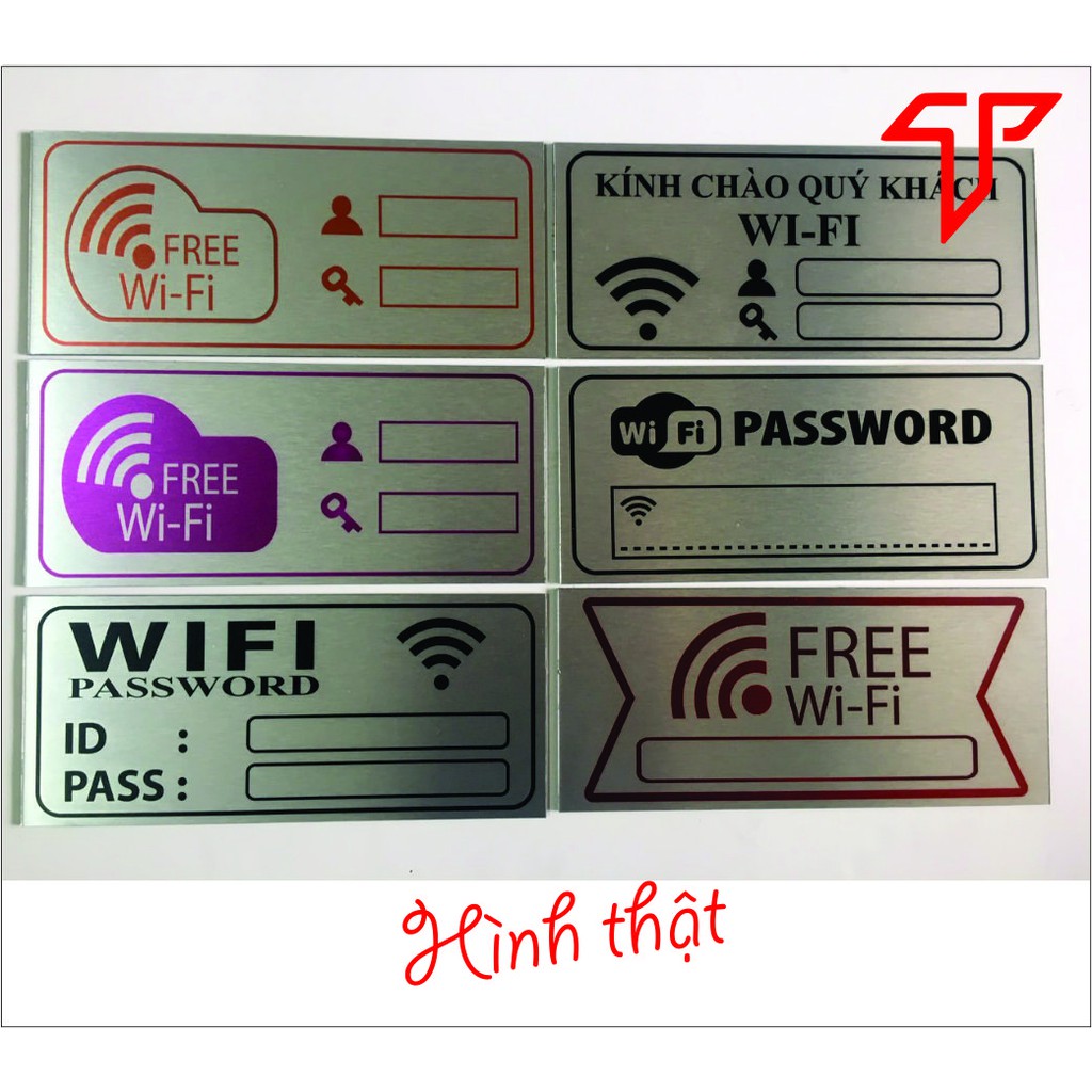 Biển WIFI cho khách sạn, BẢNG wifi quán ăn, wifi nhà hàng, cà phê, cực đẹp.