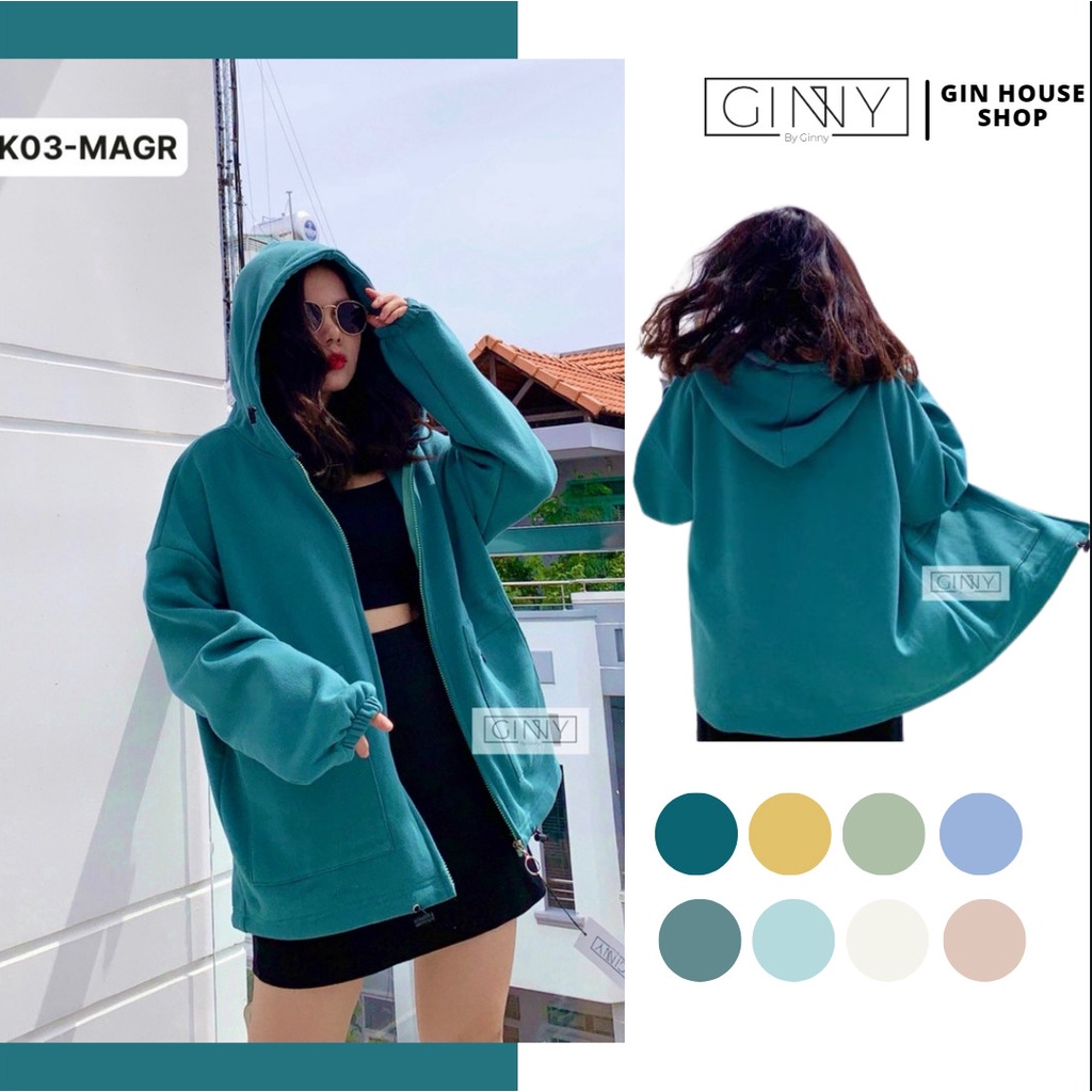 ÁO KHOÁC THUN XUẤT CHỐNG NẮNG TÚI ZIP |Thời Trang | Phong Cách | GinHouse Shop