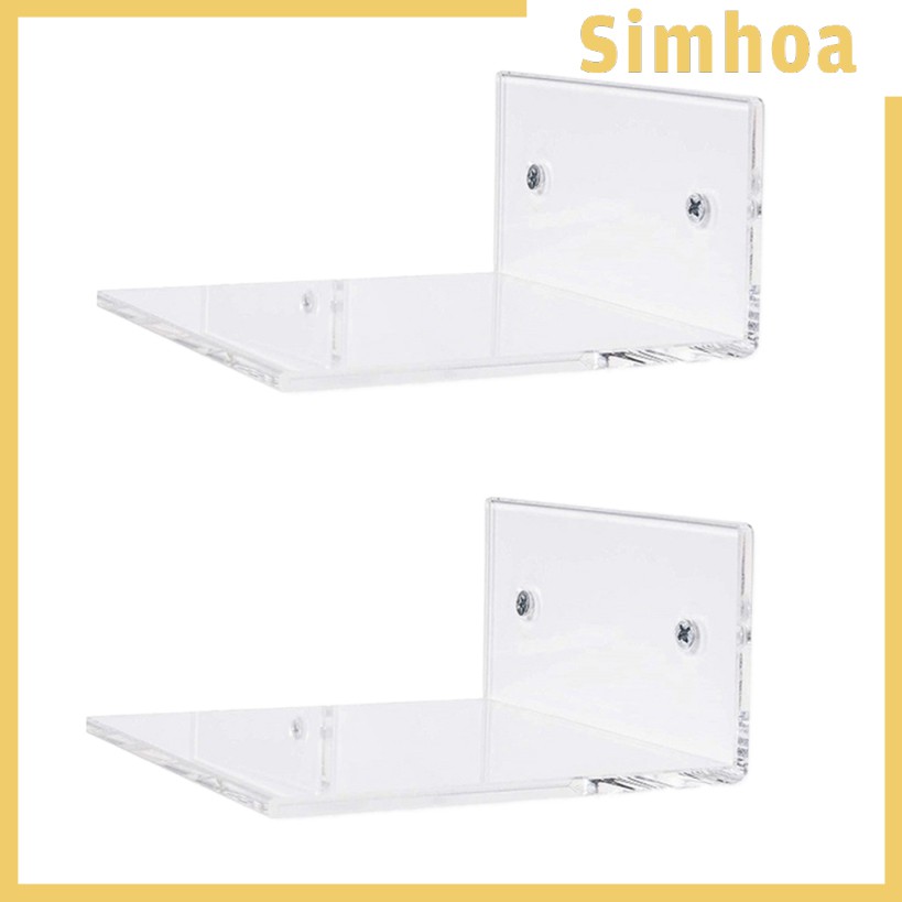 Bộ 2 Giá Gắn Tường Trong Suốt 10cm