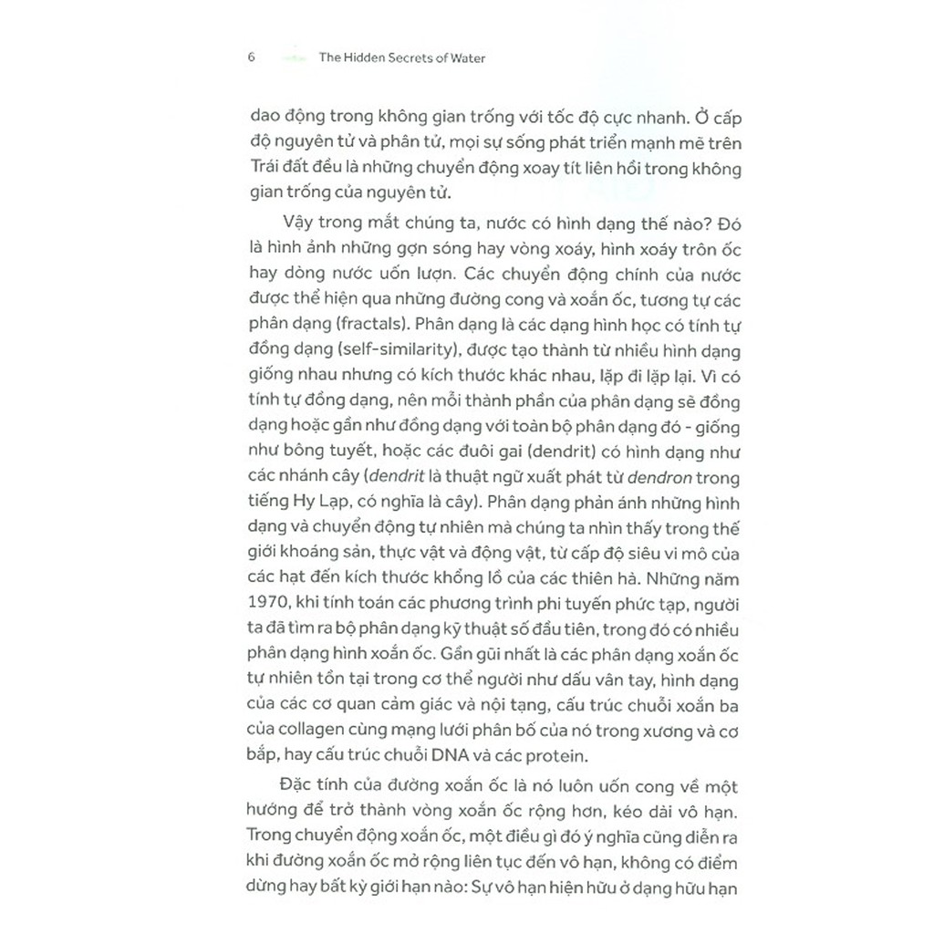 Sách - Bí Ẩn Của Nước - Sự Kỳ Diệu Của Nước Sống